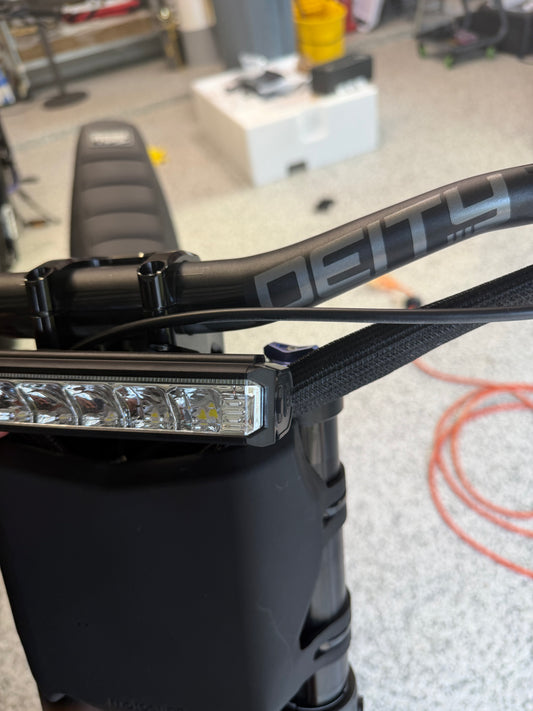 Battery powered headlight